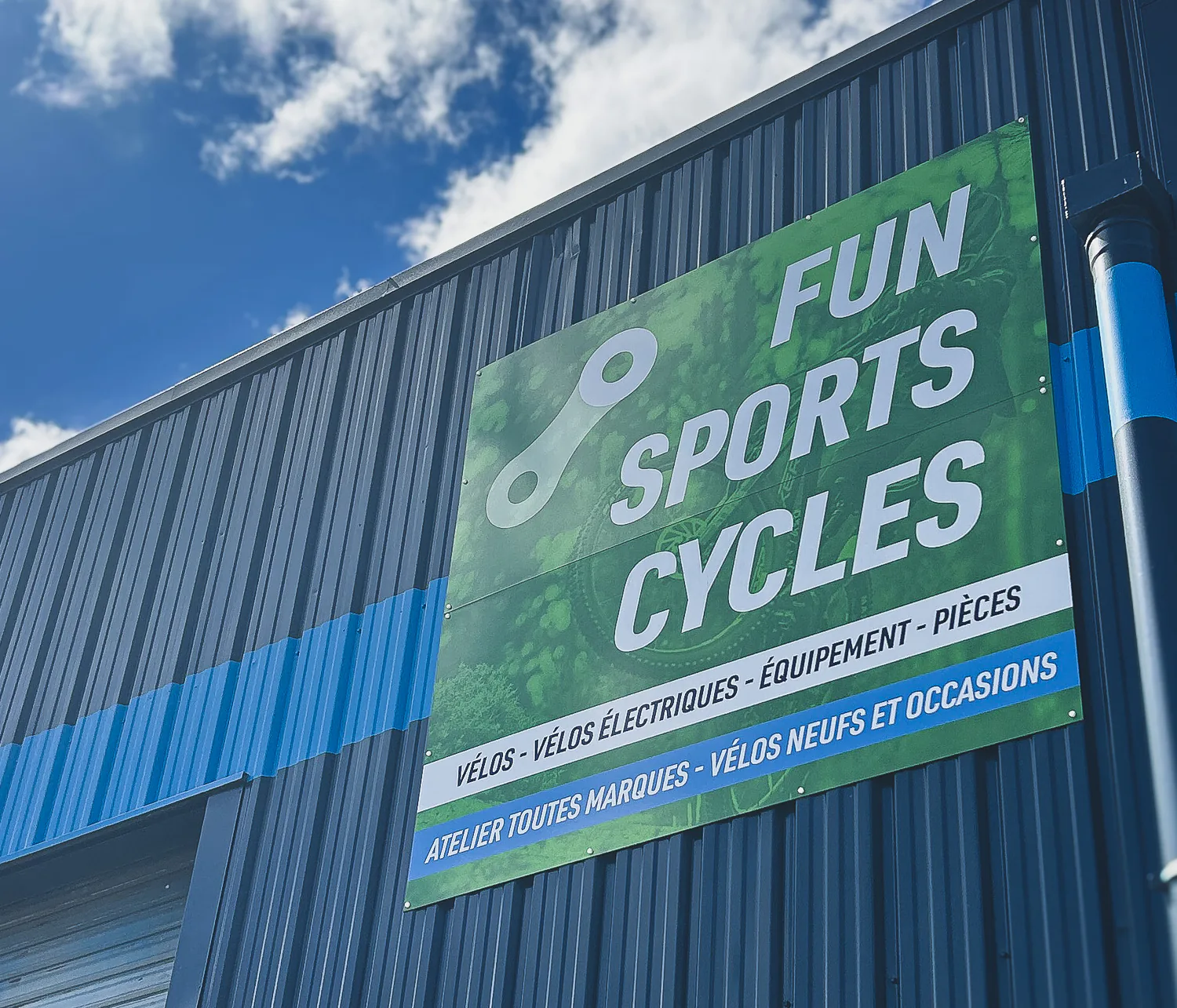 Enseignes de magasin personnalisées - Fun Sports Cycles